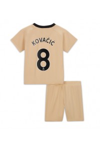 Chelsea Mateo Kovacic #8 Babytruitje 3e tenue Kind 2022-23 Korte Mouw (+ Korte broeken)